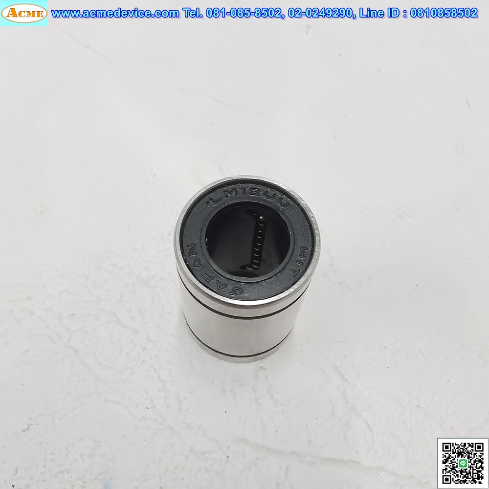 Linear Bushing and Shafts THK รุ่น LM12UU, เพลาโต 12 mm x 125 mm