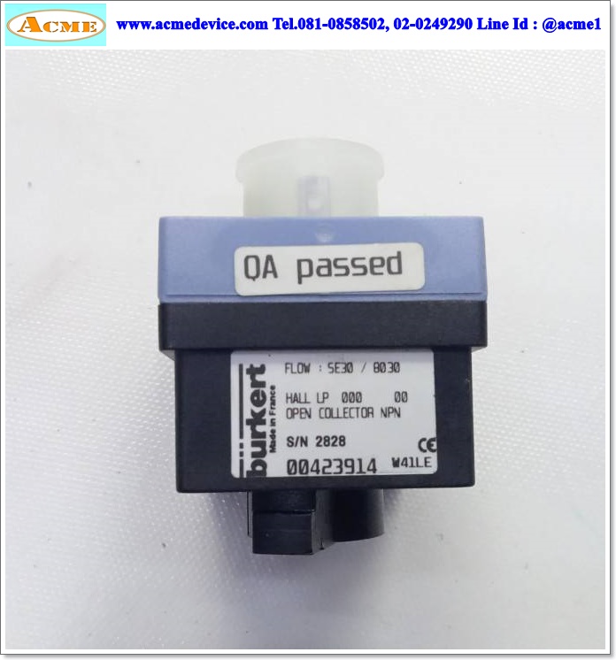 Flow Sensor Burkert รุ่น SE30/8030, 00423914, NPN, NO