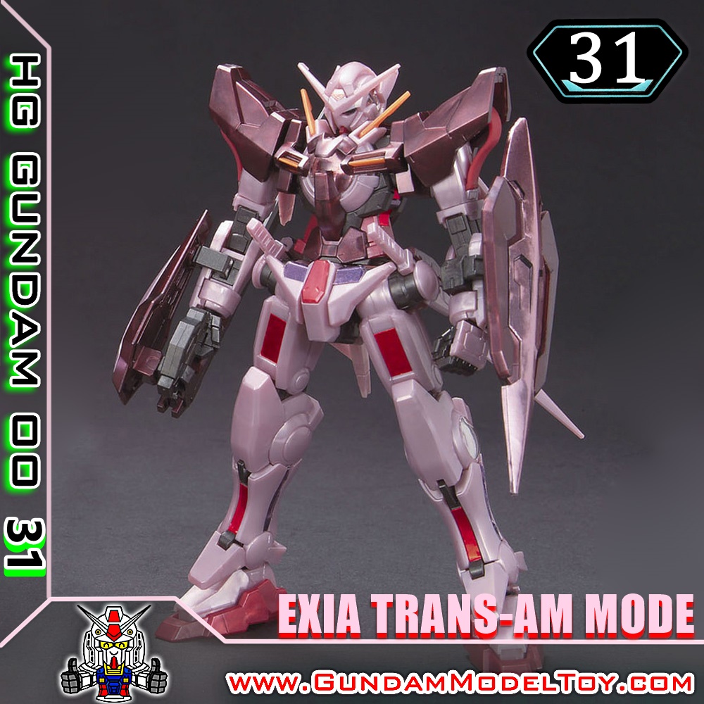BANDAI HG GUNDAM EXIA TRANS-AM MODE กันดั้ม เอ็กซ์เซีย ทรานส์ แอม โหมด โมเดล กันดั้ม กันพลา PS TOYLAND HGOO