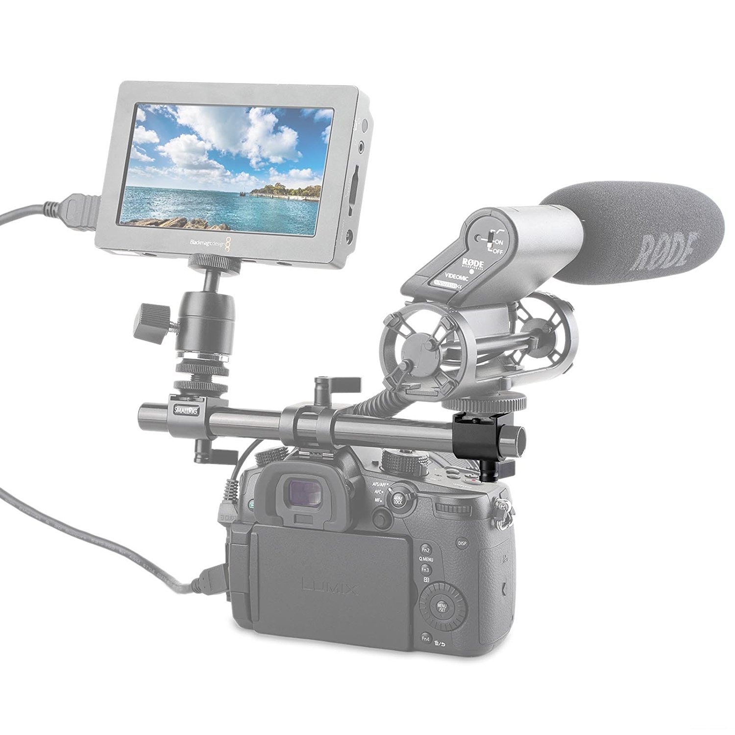 SMALLRIG® 15mm Rod Clamp with Cold Shoe 1157 (ByOrder รอสินค้า2-3วัน)