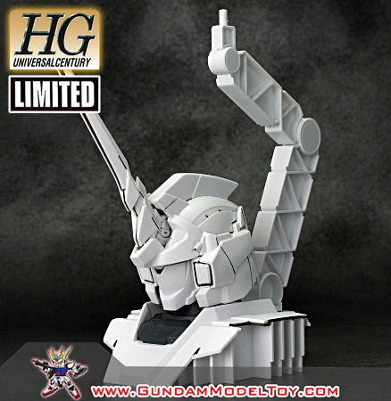 HGUC 1/144 LIMITED RX-0 UNICORN GUNDAM DESTROY MODE + HEAD DISPLAY BASE ลิมิตเตด ยูนิคอร์น กันดั้ม + เฮด ดิสเพลย์ เบส