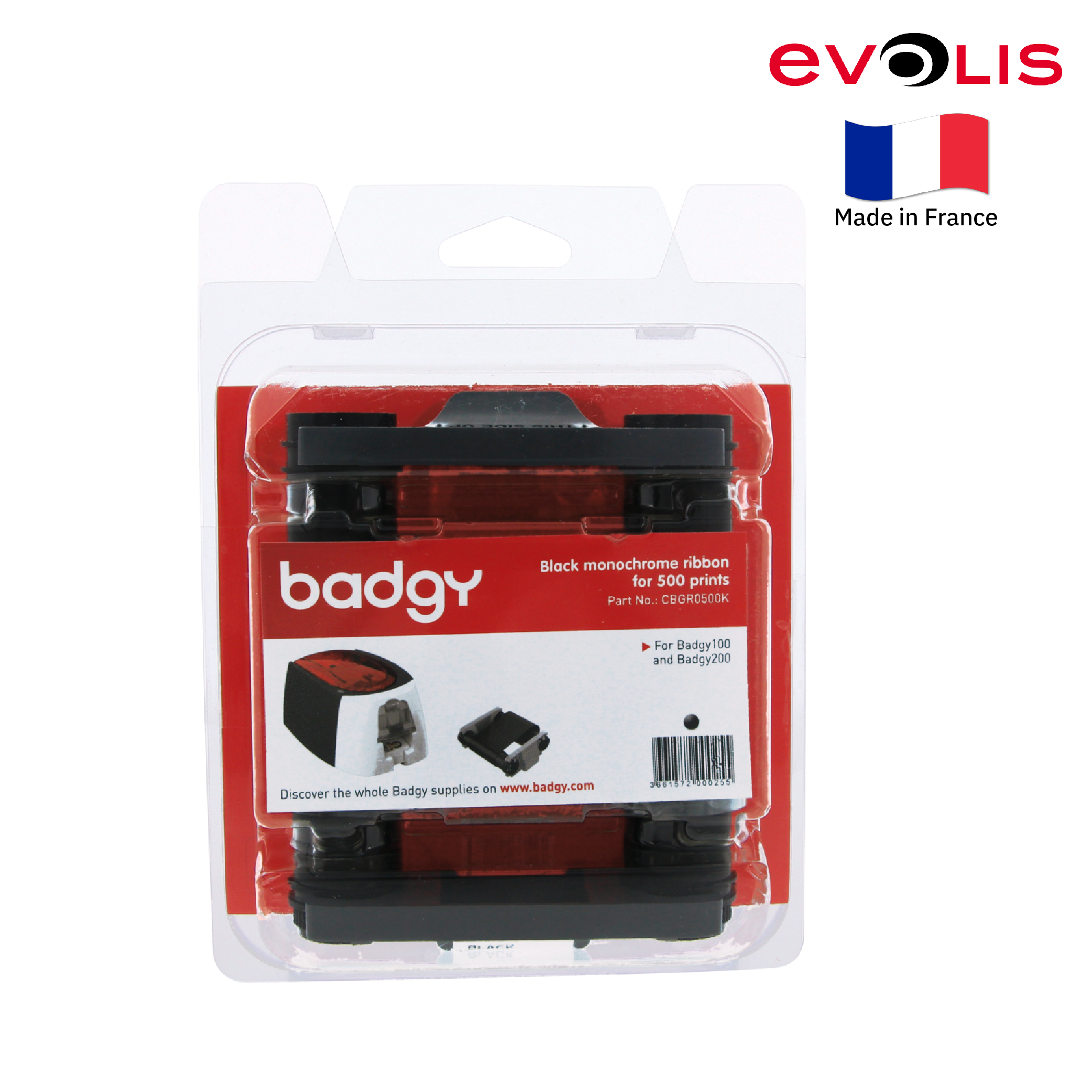 ตลับหมึกสีดำ badgy 100/200 รุ่น CBGR0500K