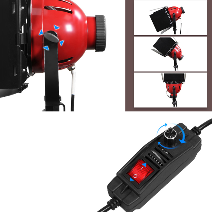 โคมไฟถ่ายภาพ Selens LED 65W RED HEAD ปรับเพิ่มลดแสงได้ แสงสีขาว (ไม่รวมขาตั้ง)