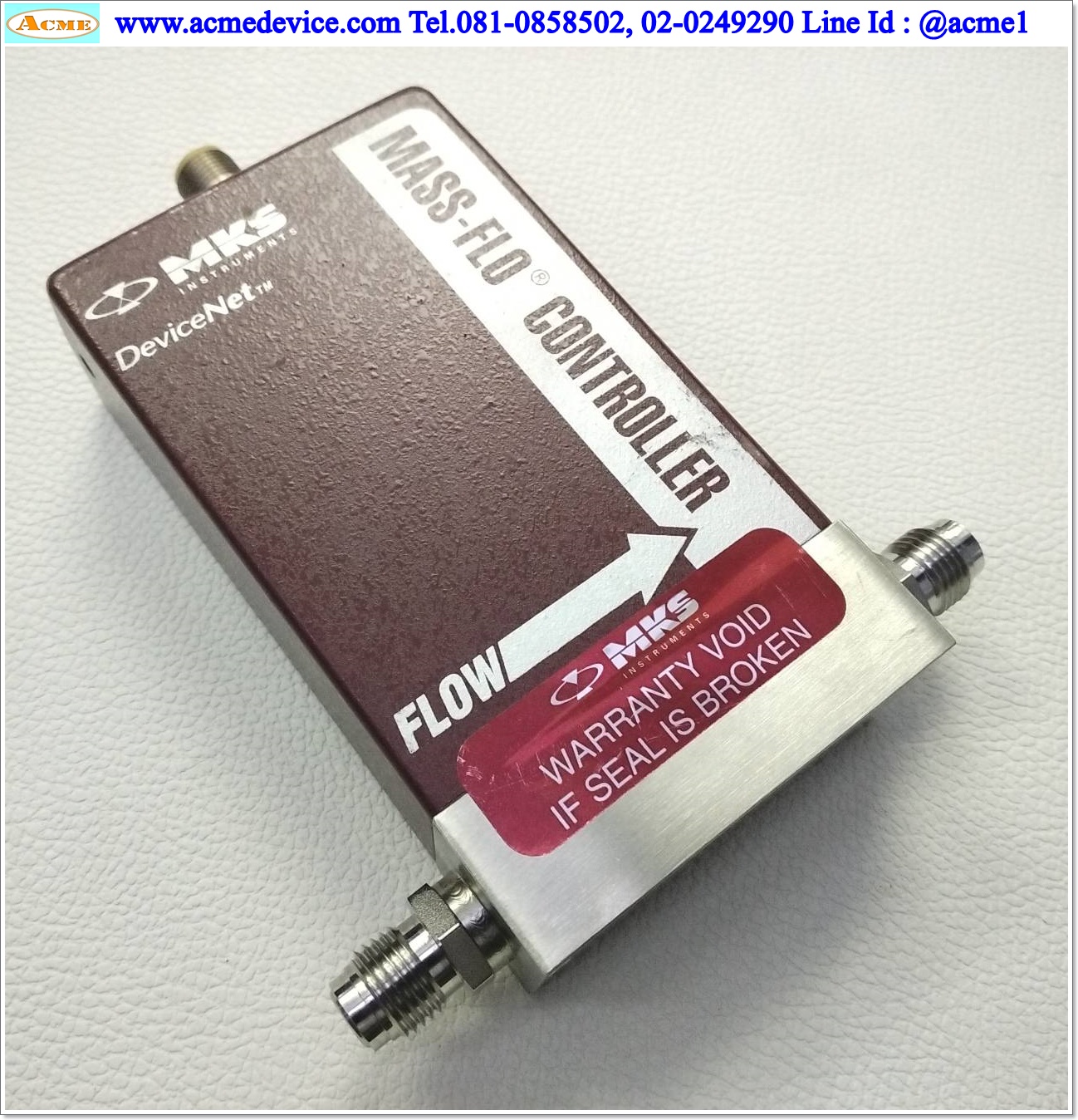 Flow Controller MKS รุ่น 1179A-15344, Range100 SCCM, For N2, DeviceNet