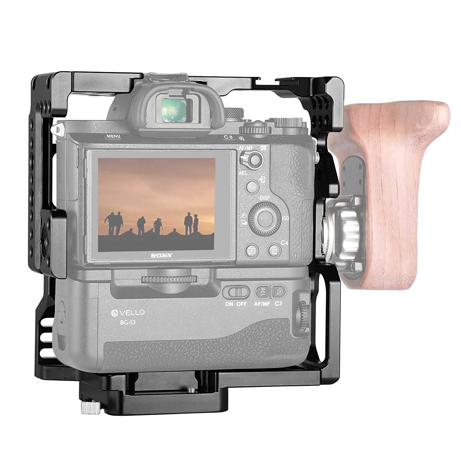 SMALLRIG® Camera Cage for Sony A7II/ A7SII/A7RII with Battery Grip 2031 (ByOrder รอสินค้า2-3วัน)