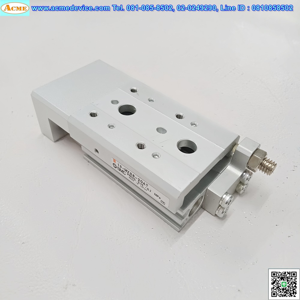 Air Cylinder SMC รุ่น 13-MXS8-20AT, Bore 8 mm., Stroke 20 mm.