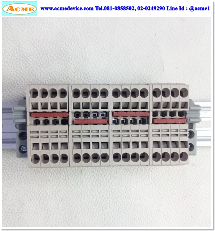 Terminal Block Dinkle รุ่น AK4 (16 ช่อง)