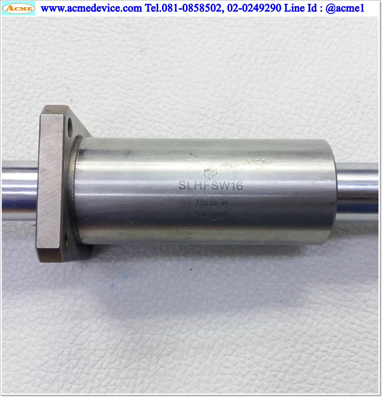 Linear Bushing and Shafts Misumi รุ่น SLHFSW16, เพลาโต 16 mm. x 405 mm.