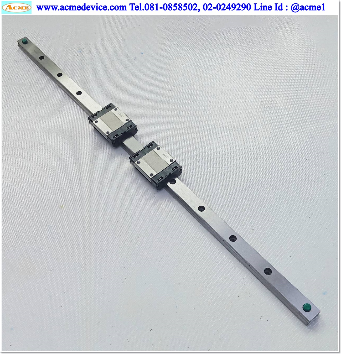 Linear Block and Rail THK รุ่น SRS15M, รางสไลด์ขนาด 15 mm.x 457 mm. (2 Block)