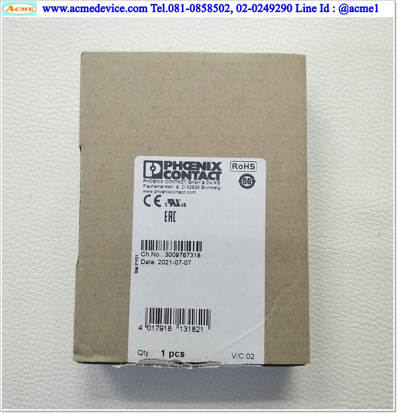 SUBCON-PLUS M1 Phoenix Contact รุ่น 2761826, 9-pin, Sub-D Connector, Male Connector