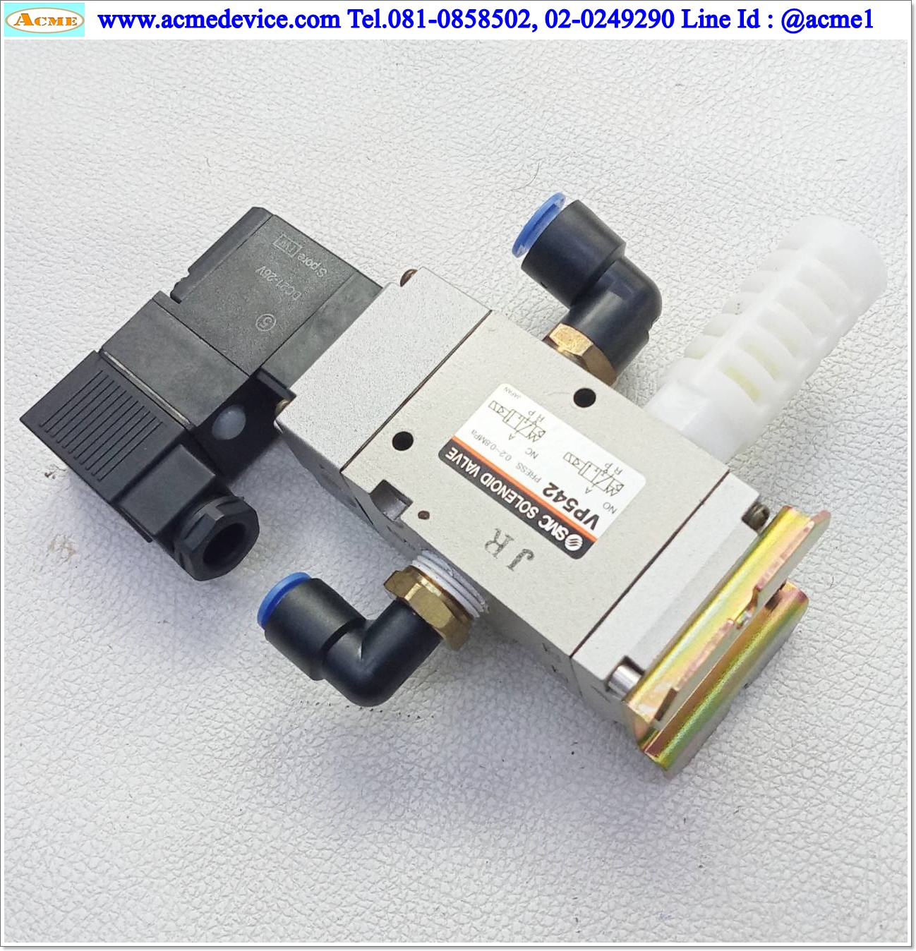 Solenoid Valve SMC รุ่น VP542, 3/2, 24Vdc