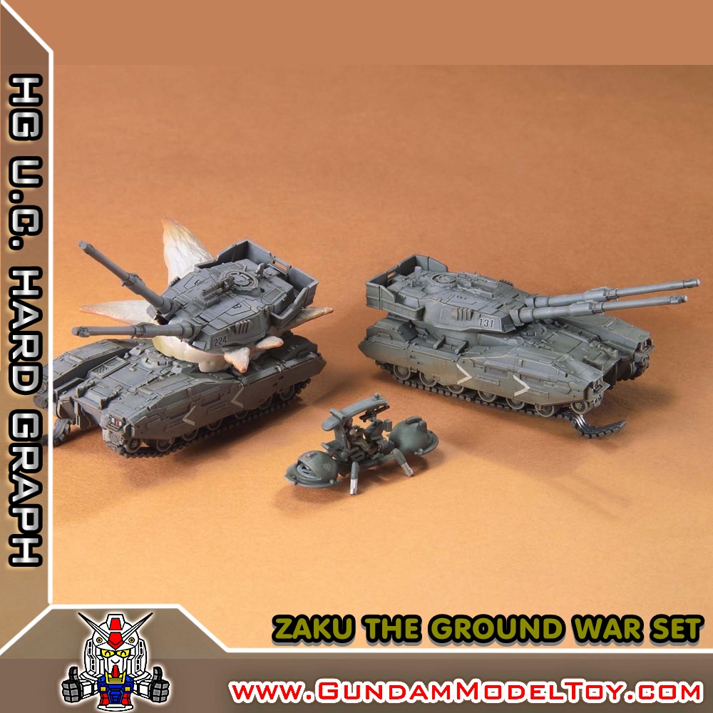 HG 1/144 ZAKU THE GROUND WAR SET