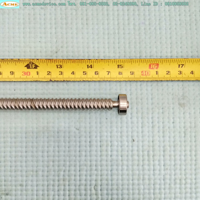 Ball Screw ขนาดเพลา 10 mm.x 385 mm., Stroke 250 mm., Pit 12 mm.
