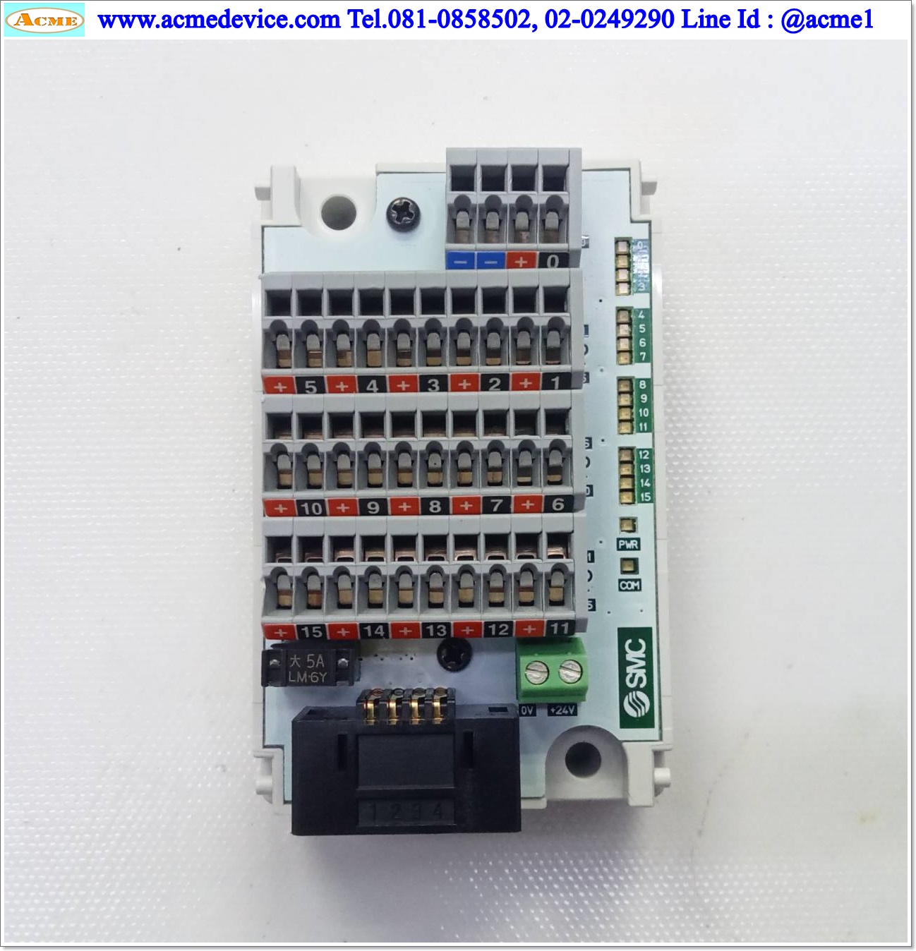 INTERFACE UNIT SMC รุ่น EX510-DYN4, NPN, 24Vdc