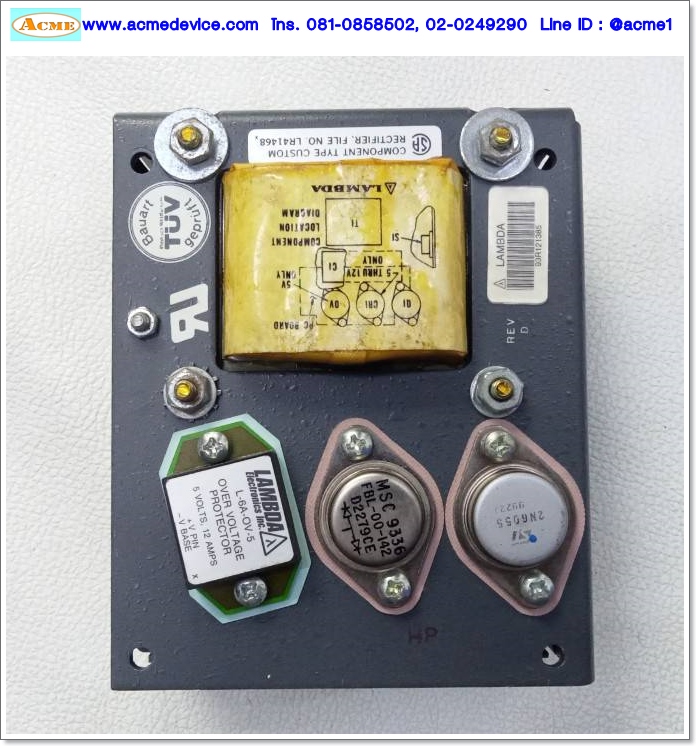 Power Supply Lambda รุ่น LNS-Z-5-OV, Output 5Vdc, 2.5A, 12.5W