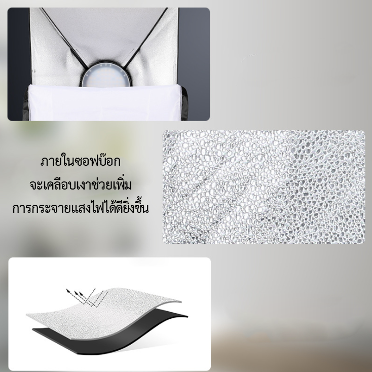 VolkWell Studio lighting kit รุ่น 45WX2 สำหรับถ่ายภาพสินค้า บุคคล ติดบัตร และถ่ายวิดีโองานสัมภาษณ์ ถ่ายยูทูป