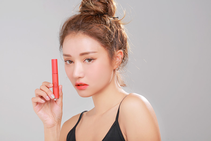 ลิปเนื้อเวลเวตแมท 3CE Velvet Lip Tint สีGentle Coral
