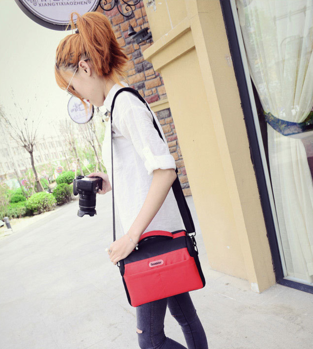 กระเป๋ากล้องยี่ห้อ Soudelor รุ่น D5002 สำหรับกล้องมิลเลอเลส DSLR ทุกรุ่น