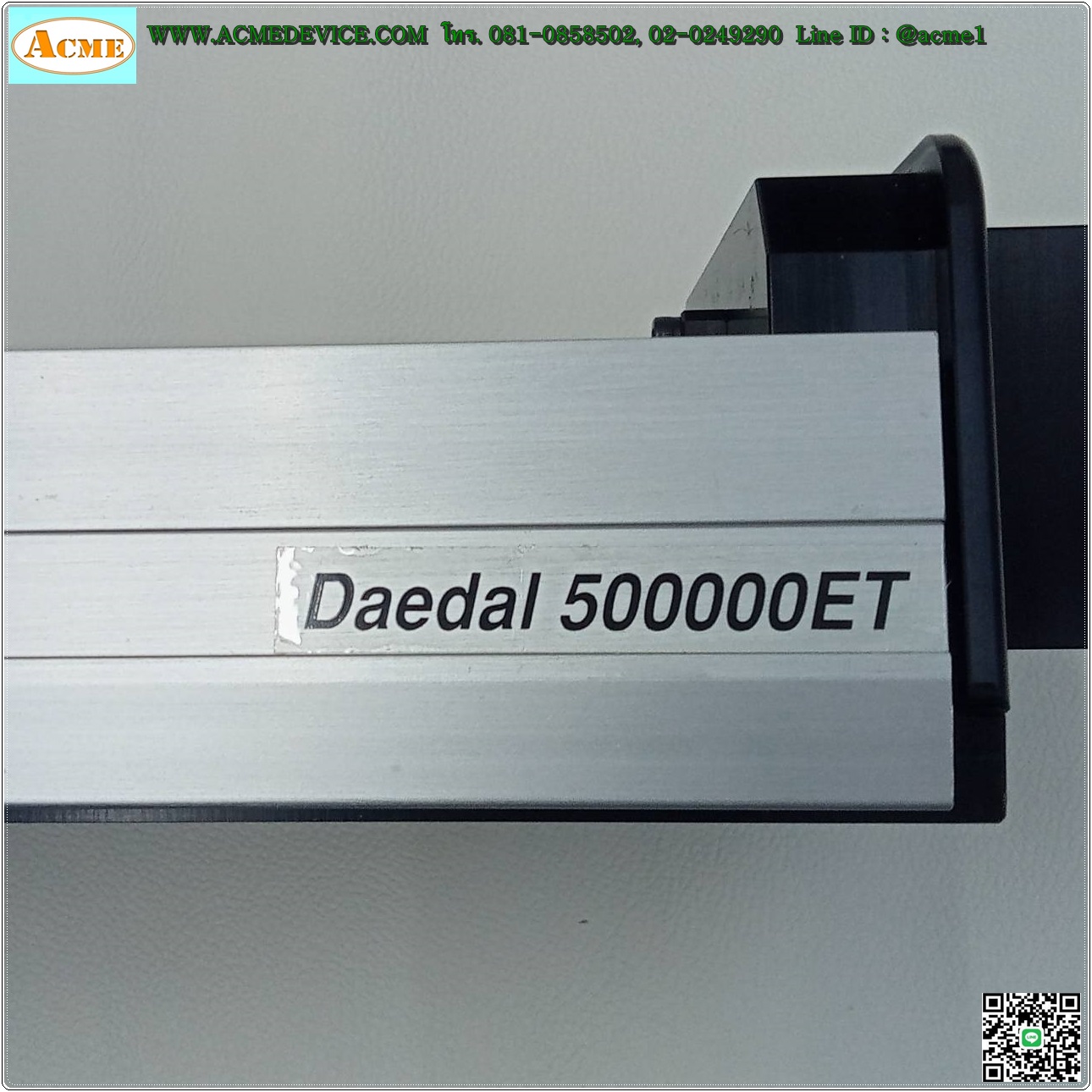 แกนสําเร็จรูป Ball Screw Parker รุ่น DAEDAL 50000ET, ขนาด 185 mm x 480 mm, Stroke 255 mm, Pit 5 mm