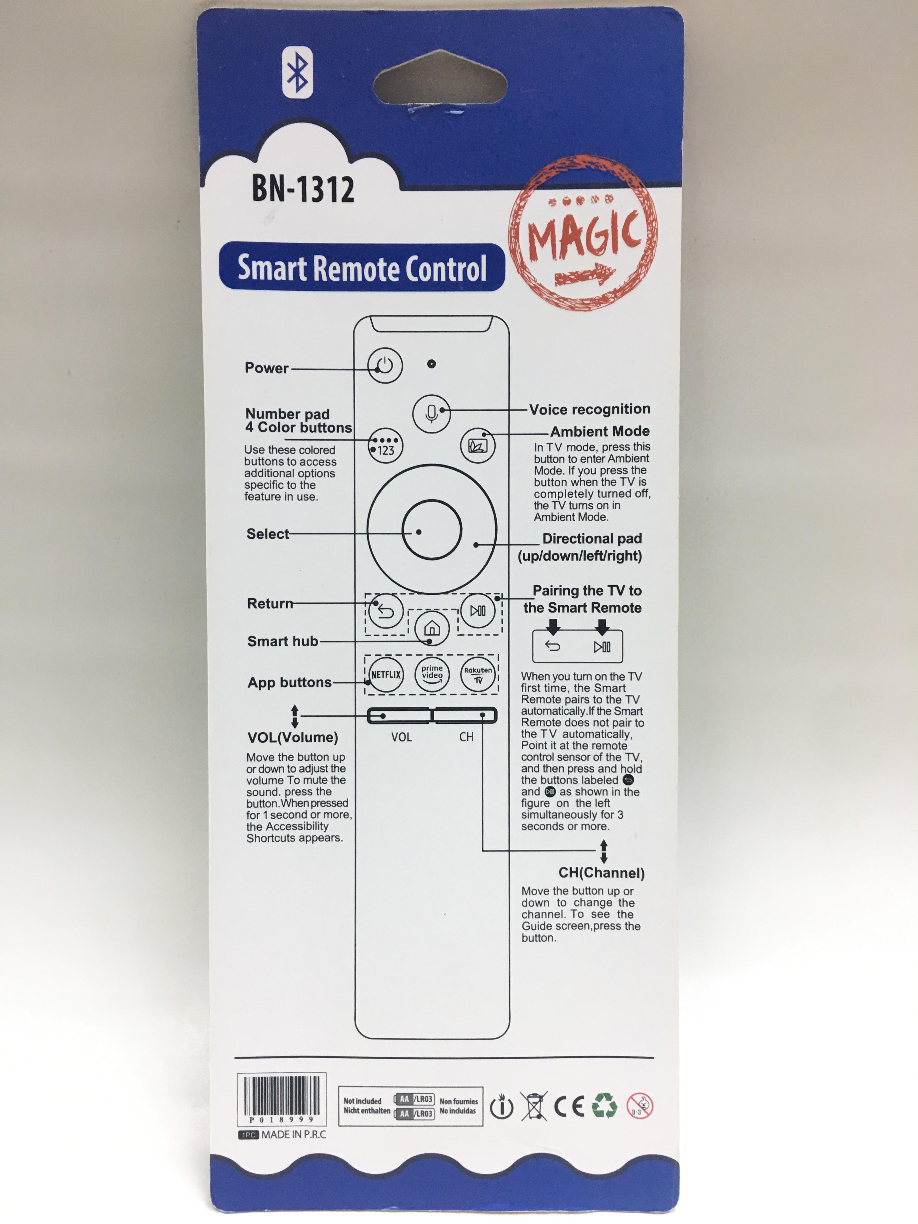 Magic Remote รีโมทเมจิก สมาร์ททีวี ซัมซุง Samsung BN-1312