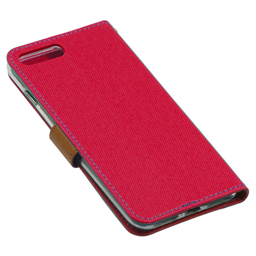 เคสไอโฟน 7 ฝาพับ สีชมพู