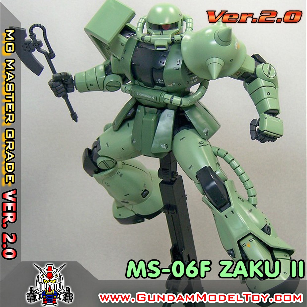 MG 1/100 MS-06F ZAKU II VER.2.0 ซาคุ 2 เวอร์ชั่น 2.0