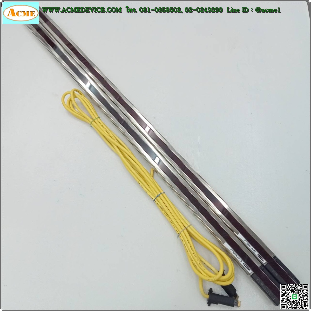 Area Sensor Banner รุ่น SLPE25-830NP8 + SLPR25-830NP8, Resolution 25 mm, ยาว 830 mm, ระยะ 0.1-7 M