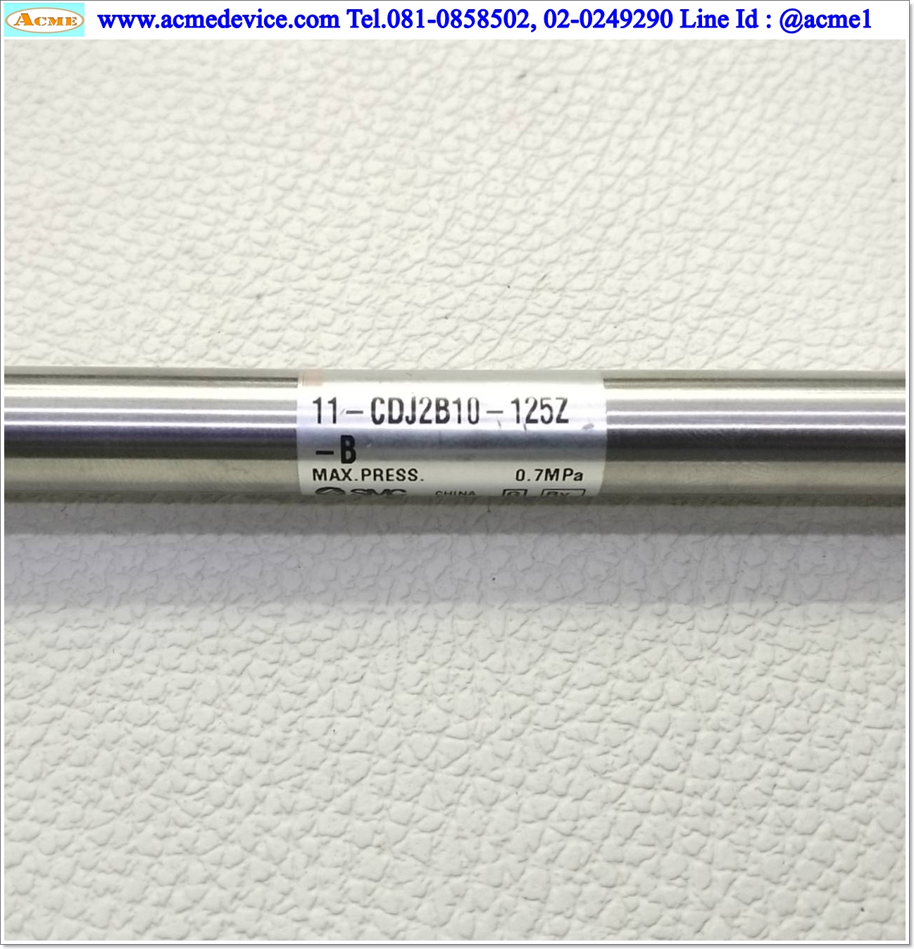 Air Cylinder SMC รุ่น 11-CDJ2B10-125Z-B, Bore 10 mm, Stroke 125 mm