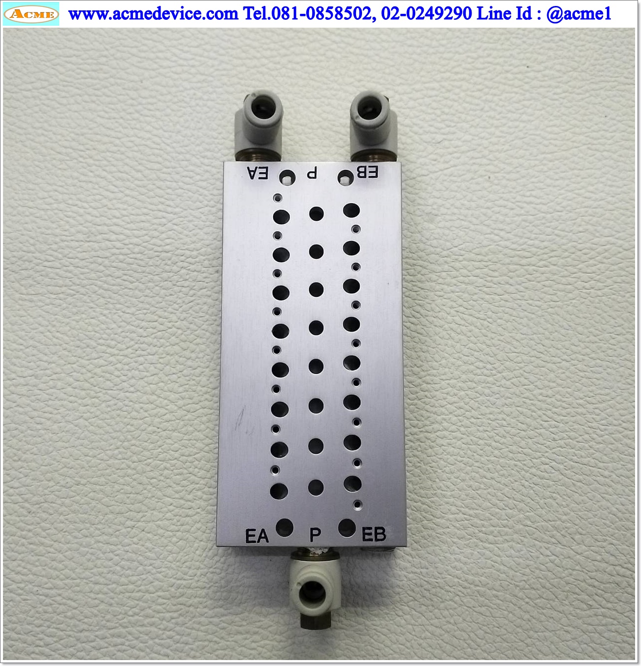 Manifold SMC รุ่น SS5Y3-20-08, 8 station, for Solenoid SY3