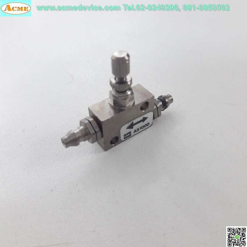 Flow Control SMC รุ่น AS1000, ขนาด 5 mm.x 13 mm., ท่อลม 4 mm.