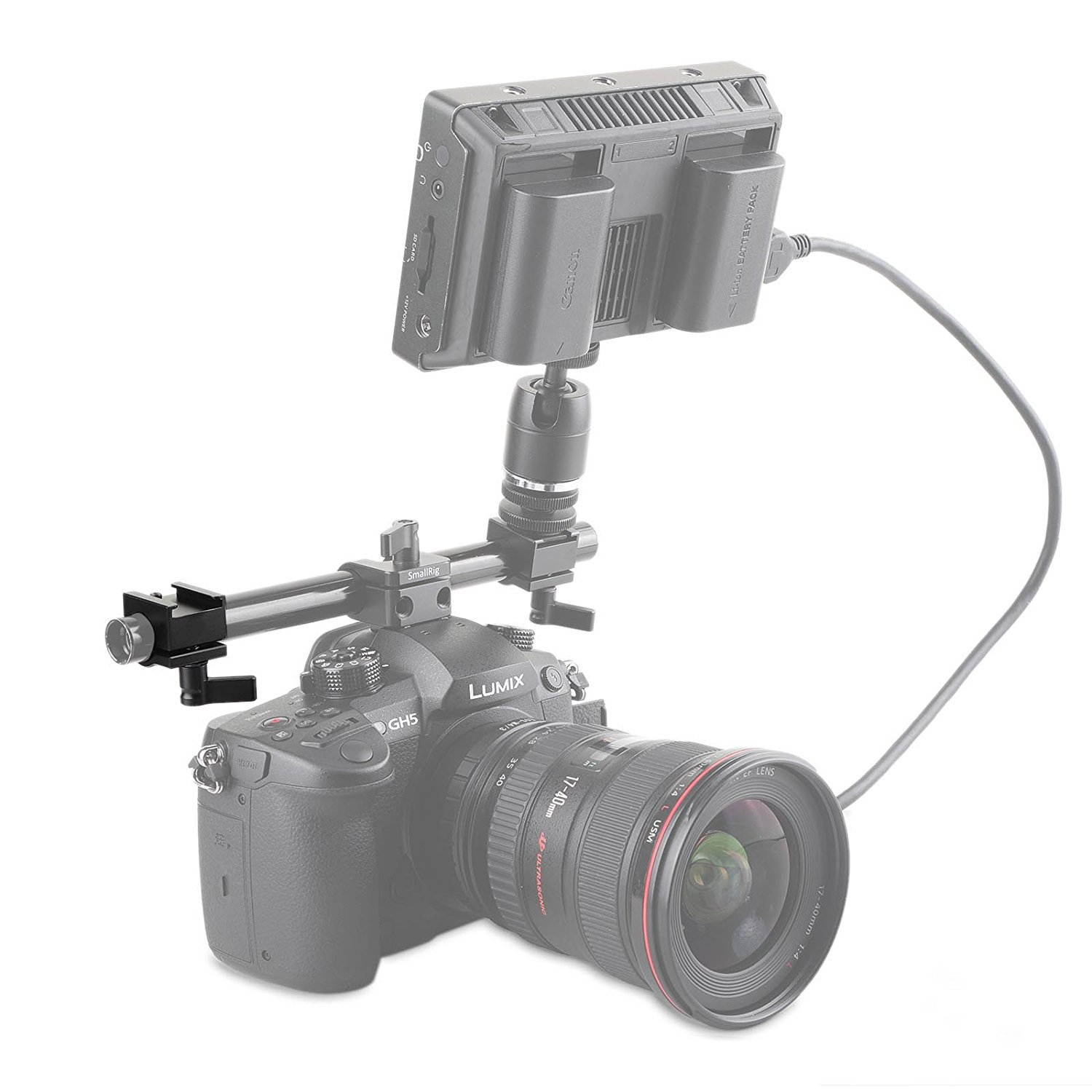 SMALLRIG® 15mm Rod Clamp with Cold Shoe 1157 (ByOrder รอสินค้า2-3วัน)