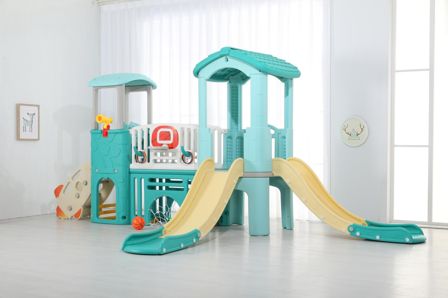 บ้านน้อยบันไดจรวด 2 ทาง บ้านน้อย บ้านจำลอง