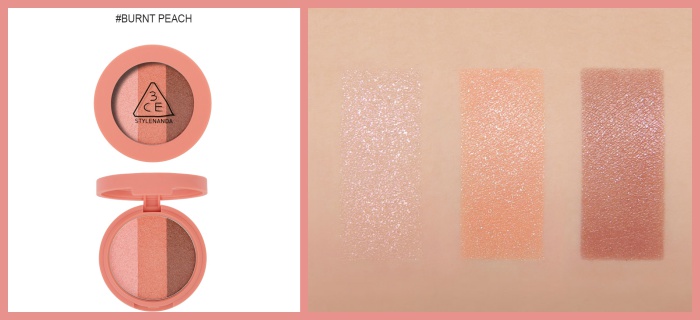 อายแชโดว์3CE Triple Shadow สีBurnt Peace