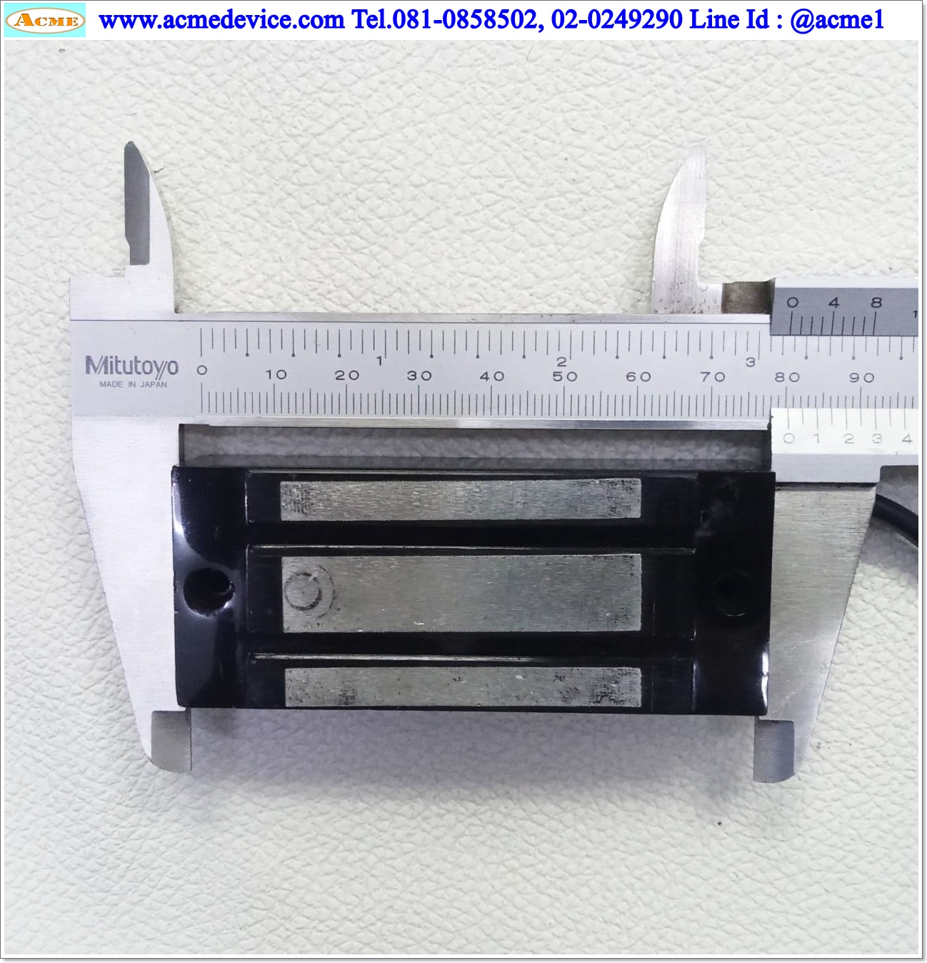 แม่เหล็กไฟฟ้า Electromagnetic Lock 24V, ขนาด 33 mm. x 80 mm. x 20 mm