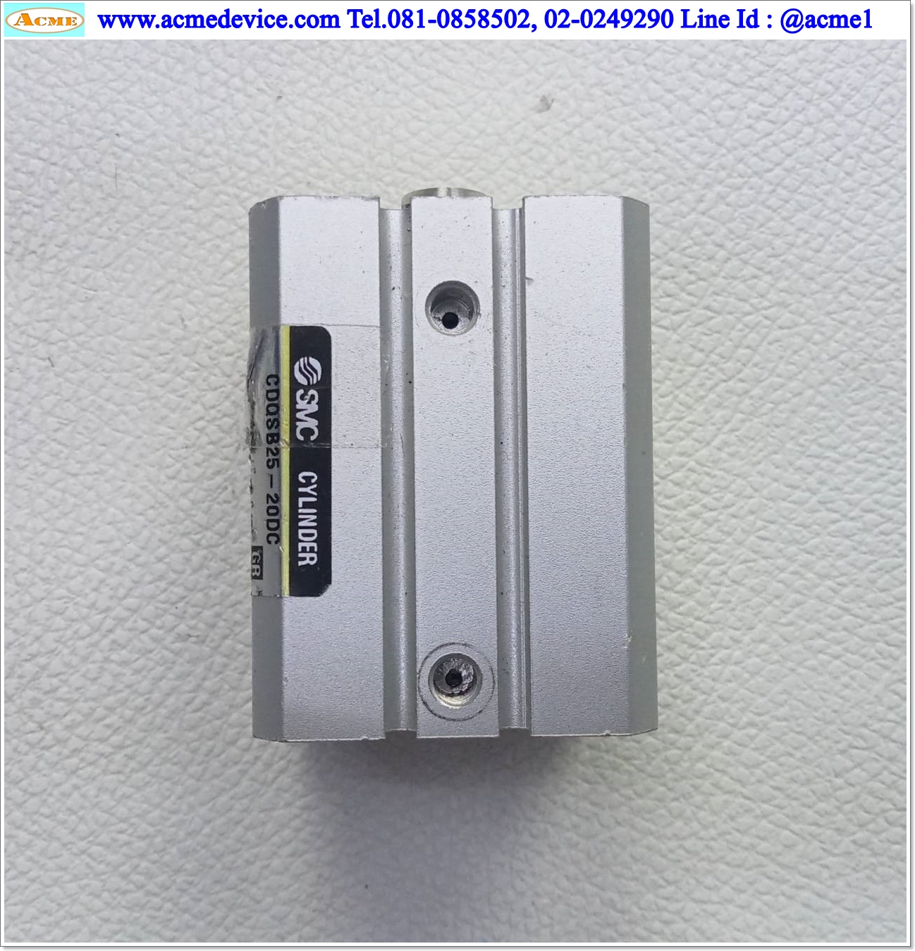 Air Cylinder SMC รุ่น CDQSB25-20DC, Bore 25 mm., Stroke 20 mm