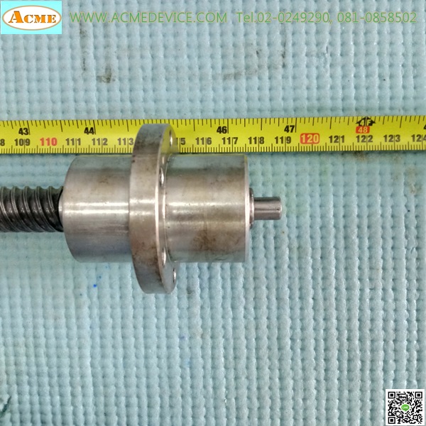 Ball Screw THK รุ่น BLK 1616E DAX-5D19, ยาว 1,190 mm, Stroke 1,065 mm, เพลาโต 16 mm, Pit 16 mm