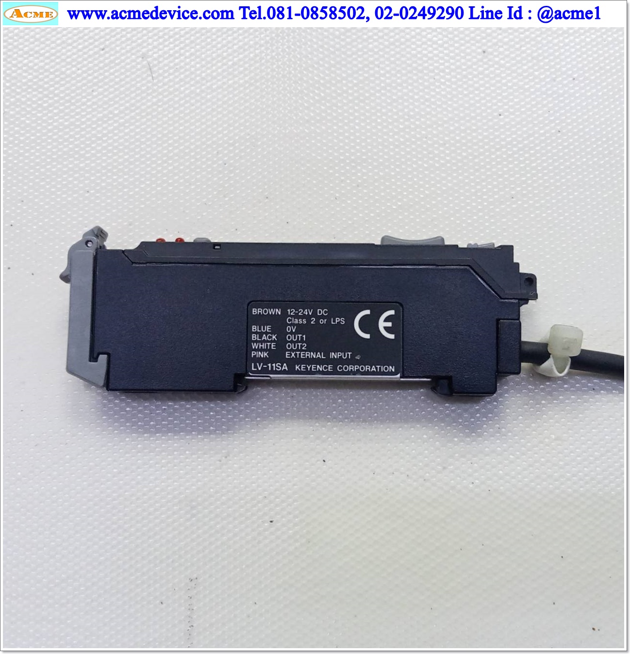 Laser Amp Keyence รุ่น LV-11SA (ไม่มีฝา), NPN