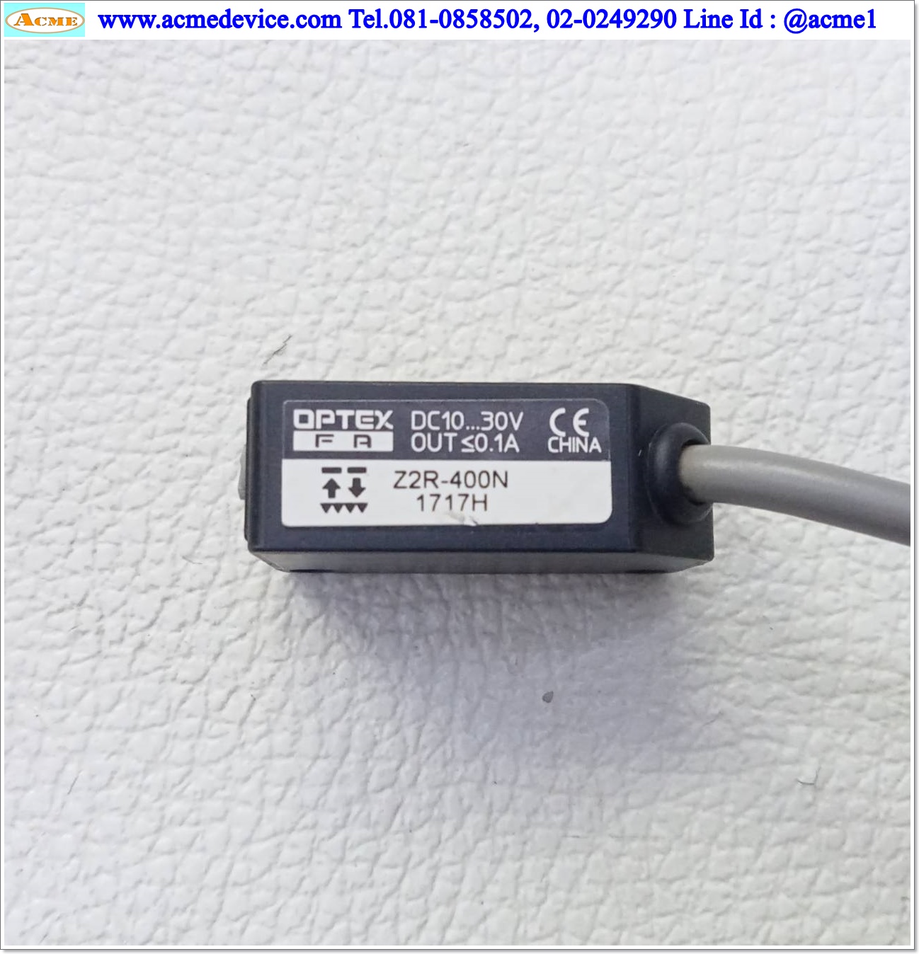 Photoelectric Optex รุ่น Z2R-400N, ระยะ 0.01 - 4M, NPN, NO, Light-ON/ Dark-ON (ชนิดแผ่นสะท้อน)