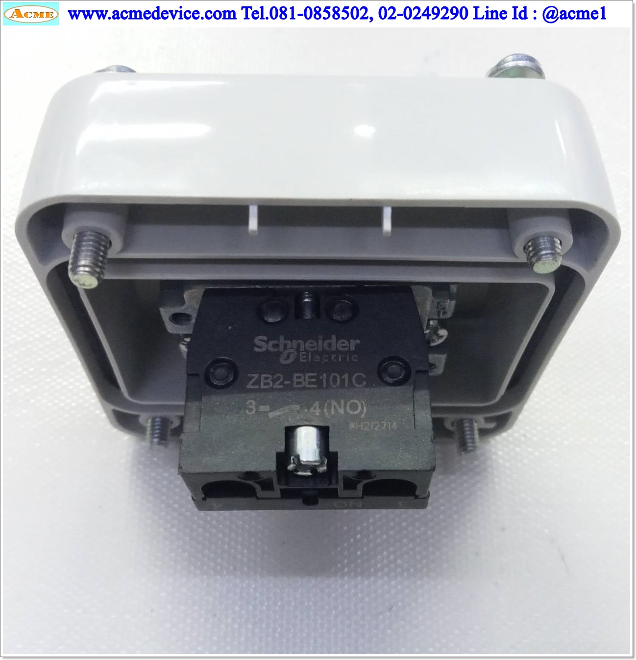 Pushbutton Switch Schneider รุ่น ZB2-BE101C, 1 NO, Control Station