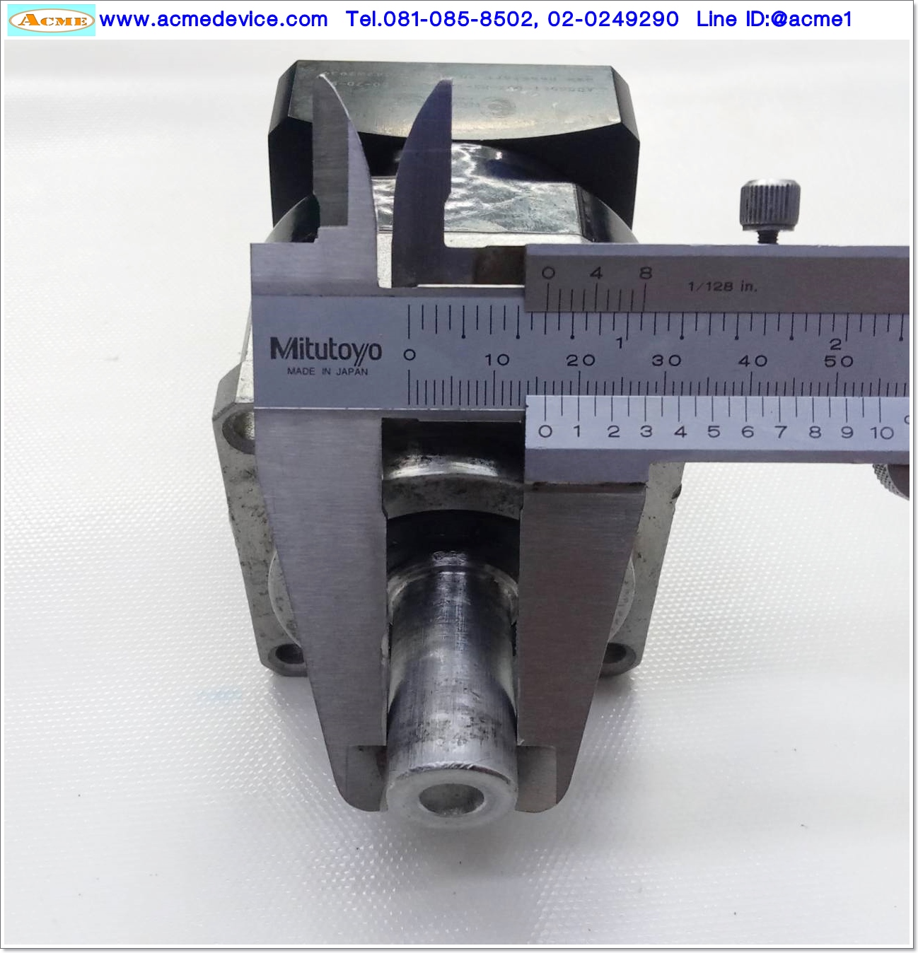 Gear Head Newstart รุ่น AB060L1-007-P2-S2-14-30-50-70-M5, Ratio 7:1 (เพลาเข้า 14 mm. ออก 16 mm.) for 200w 400w (A)