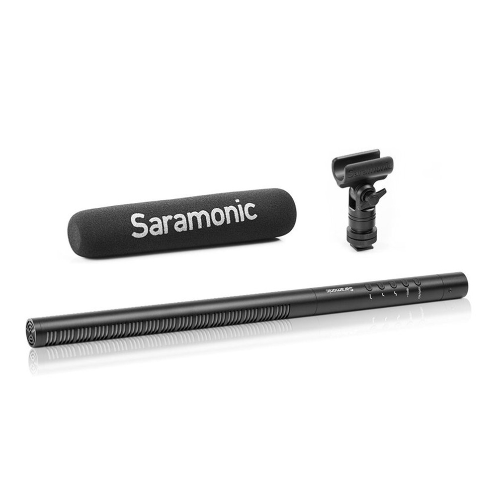 Saramonic SR-TM7 - Super-Cardioid Broadcast XLR Shotgun Condenser Microphone with Built-in Rechargeable Battery รับประกันศูนย์ไทย 1 ปี