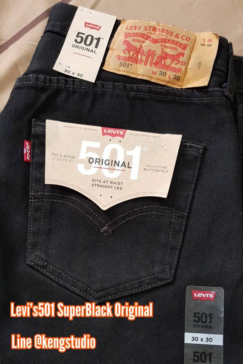 Levis501-0660 SuperBlack Original