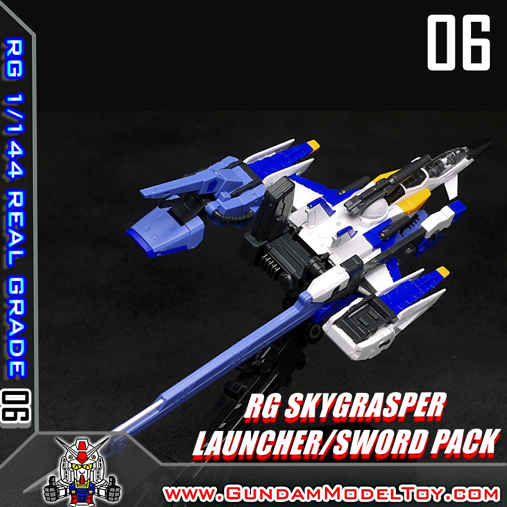 RG 1/144 SKYGRASPER LAUNCHER/SWORD PACK สกายแกรสเปอร์ ลอนช์เชอร์/สวอด แพ็ค