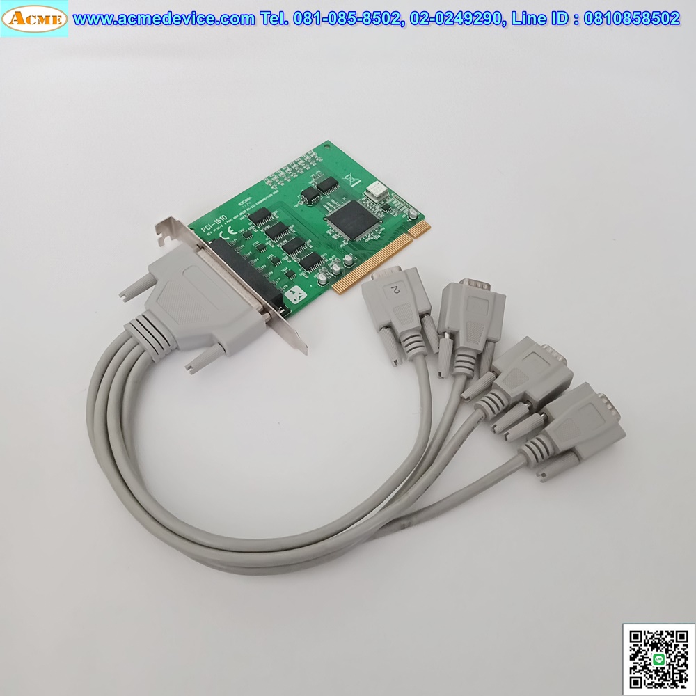 High Speed RS-232 Commucation Card, PCI-1610, Rev.A102-2, 4 Port