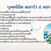 บุพพนิมิต ดอกบัว ๕ ดอก