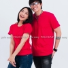 2XL เสื้อยืด สีชมพูบานเย็น คอกลม แขนสั้น Size 2XL