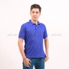 เสื้อโปโล สีน้ำเงิน TK Premium แขนสั้น ทรงตรง Size L
