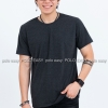 XL เสื้อยืด สีดำท็อปดาย คอกลม แขนสั้น Size XL
