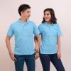 เสื้อโปโล สีฟ้าอ่อน TK Premium แขนสั้น ทรงตรง Size 4XL