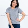 M เสื้อยืด สีเทาท็อปดาย คอกลม แขนสั้น Size M